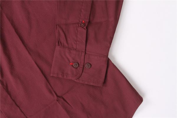 Solid Color Business Men'S Casual Stretch Shirts 59% Cotton 35% Nylon