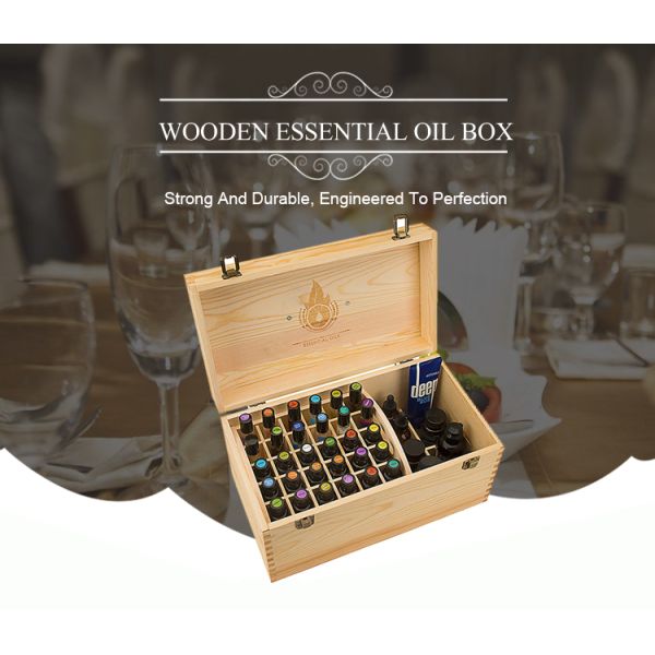 Handmade Wooden Box for Essential Oils Customizable and Accepts Custom Orders