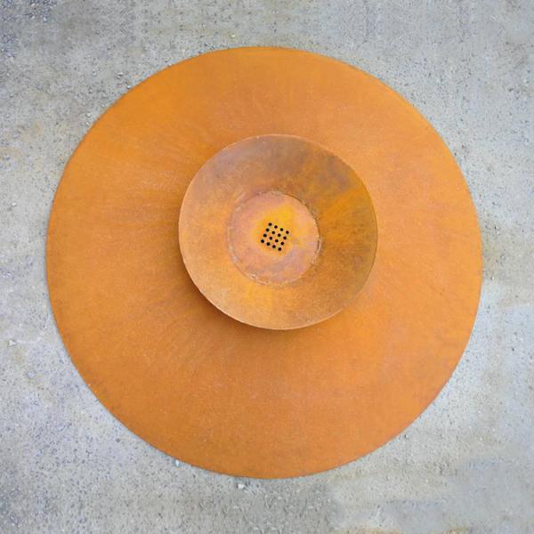 Fogo de aço exterior Pit Rusty Burner Outdoor For Backyard de Corten