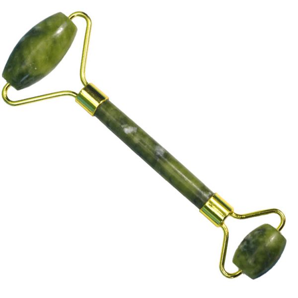 Purple Jade Roller for Face 100% Natural Xiuyan Green Stone Anti Aging Facial Massage