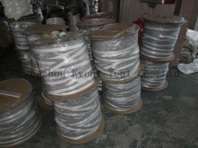 Tent Accessories PVC Cord 25mm Double Flap Keder For Sailing Fabric SGS