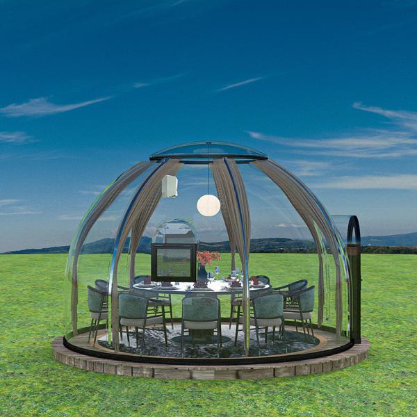 Camping Home One room one bathroom transparent star empty room Windproof rain outdoor camping tent restaurant dessert house