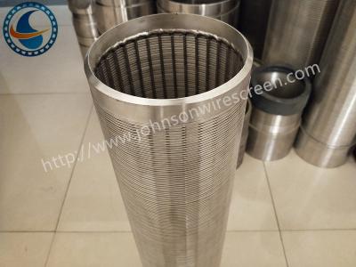 V tela contínua envolvida fio do entalhe da forma para o sistema do tratamento da água