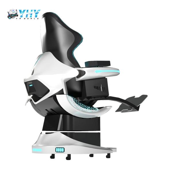 Virtual Reality Roller Coaster Simulator 360 Rotation 1.0kW 9D VR Gaming Chair