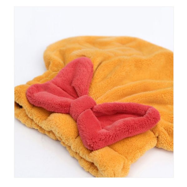 Turbante de cabello de doble capa de microfibra para el cabello Toalla de envoltura de cabello Varios colores para la opción