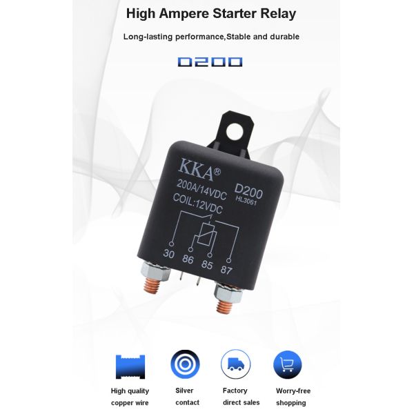 Тяжелая высокая мощность Ампер Стартерный реле Авто 12V/24V Электрические энергорелесы Автореле