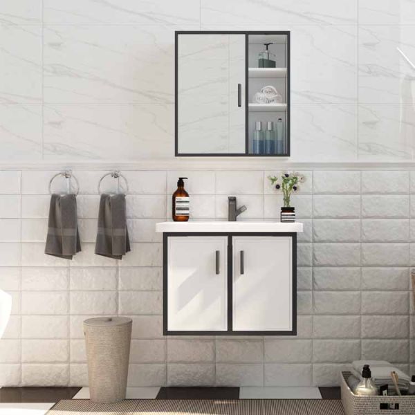 Wall Mounted Plywood Bathroom Cabinet