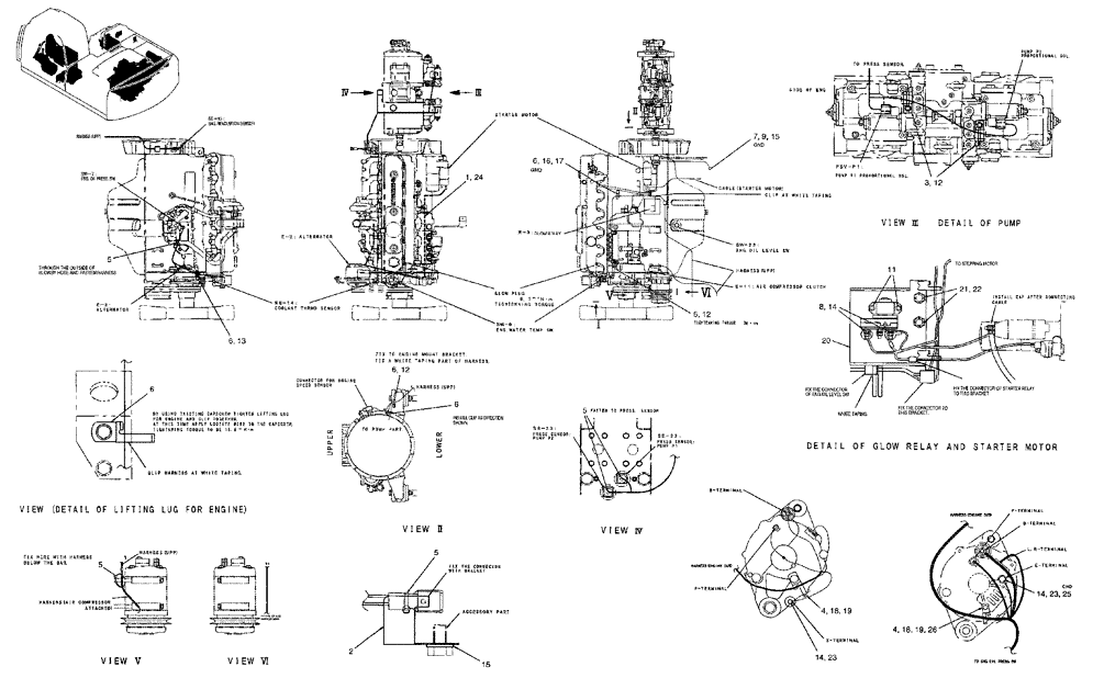 Монтажная схема экскаватора YN16E01021P1 для Sk200-6e Sk210lc-6e Монтажная схема экскаватора YN16E01021P1 для Sk200-6e Sk210lc-6e
