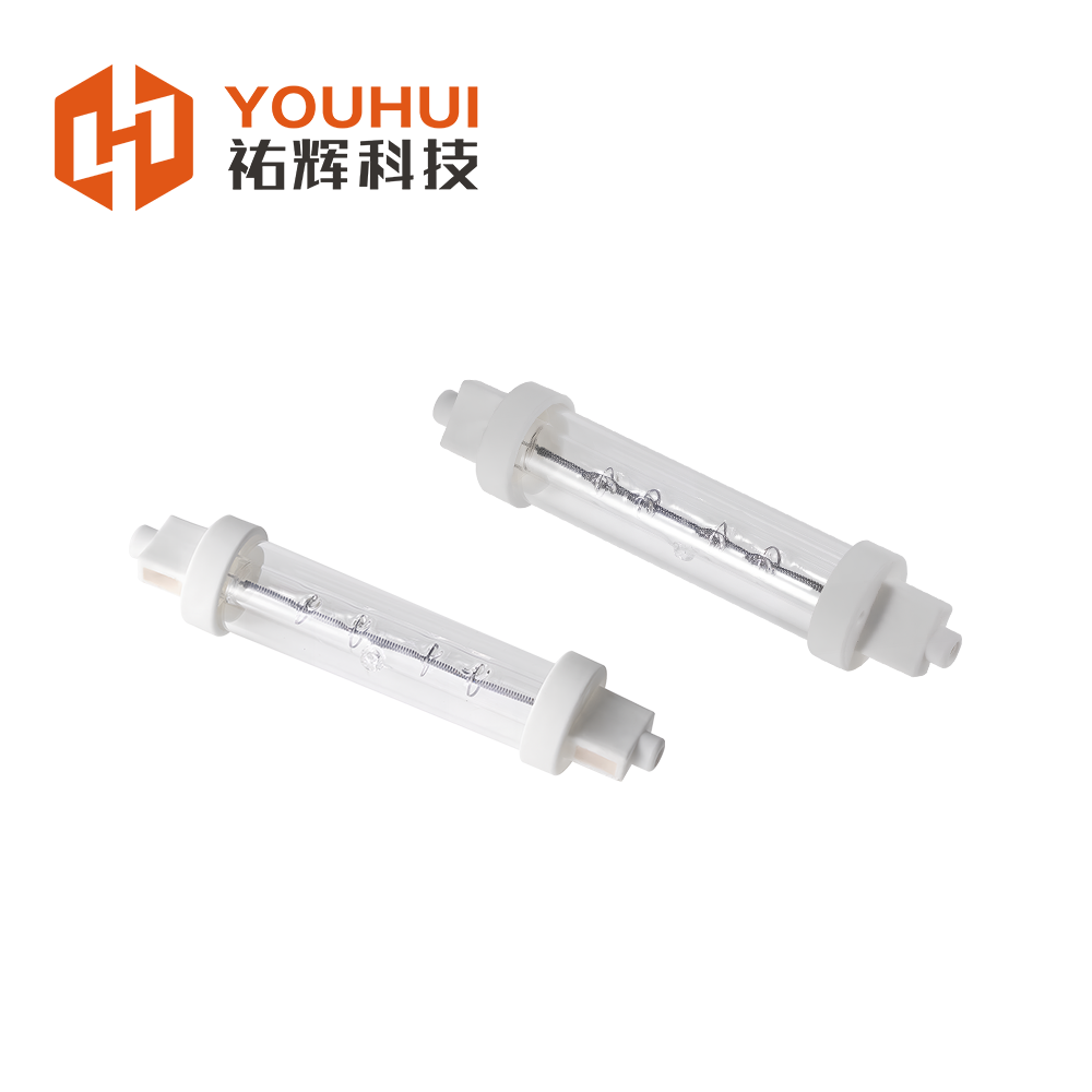 200-4000W Single Tube Halogen Infrared Heater Lamp with 5000h Lifetime and 55-575V Voltage for Industrial Heating