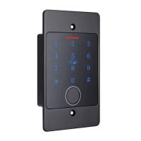 Contrôle d'accès autonome encastré par empreinte digitale avec clavier, boîtier métallique étanche pour extérieur, Wifi Smart Tuya