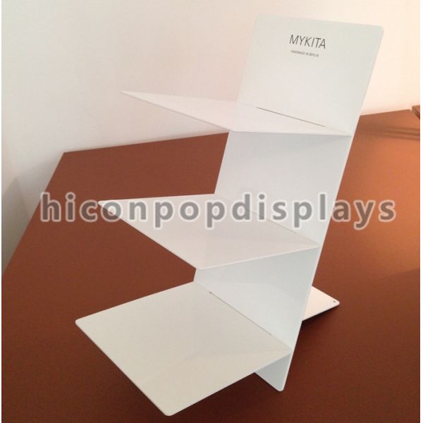Waterproof Metal Cosmetic Counter Displays Stand Powder Coating