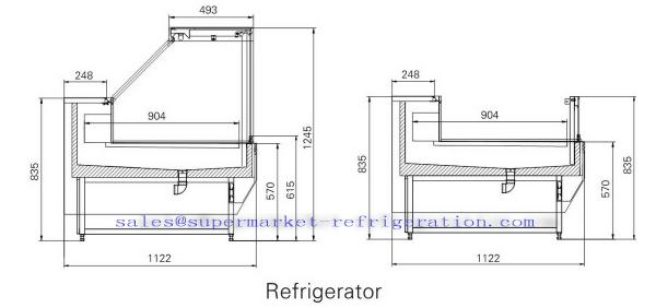Little Duck New Supermarket Equipment E7 PITTSBURG with CE certification