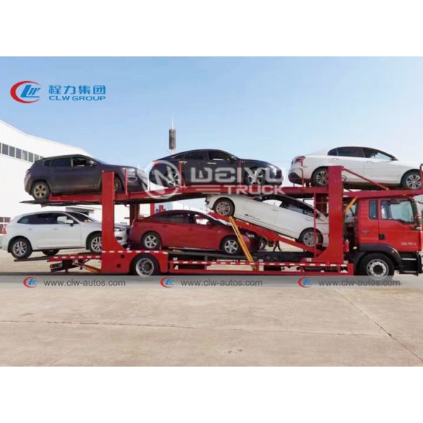 FAW 4x2 6 катит автомобили блоков тележки 5-6 Hauler автомобиля RHD тянуть транспортер