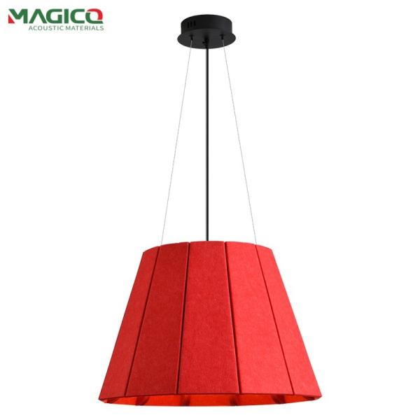 Modern Polyester Fiber Lampshade Office Acoustic Sound-Absorbing PET Felt Handmade Chandelier