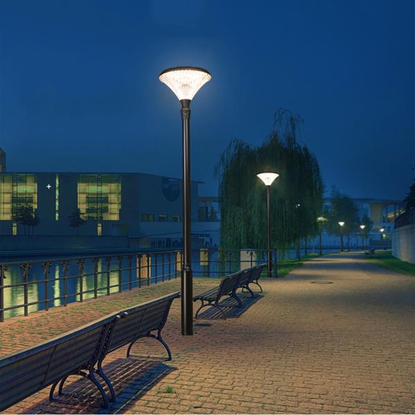 Irradiation Area Pathway Solar Garden Light High Brightness Decorative Commercial