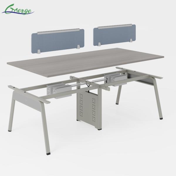 Upgrade Your Workspace with Office Workstation Of Open Space 2400-2800L*1200-1400W*750H mm and Flexible Shelf Choices