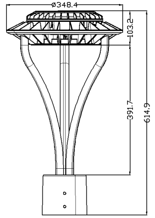 40 - Открытая площадка 80 ватт городская освещая вокруг АК85 - 265В для парков и дороги