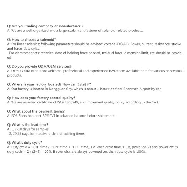 Соленоид нажима тяги Dc 12V OEM/ODM для умной игрушки