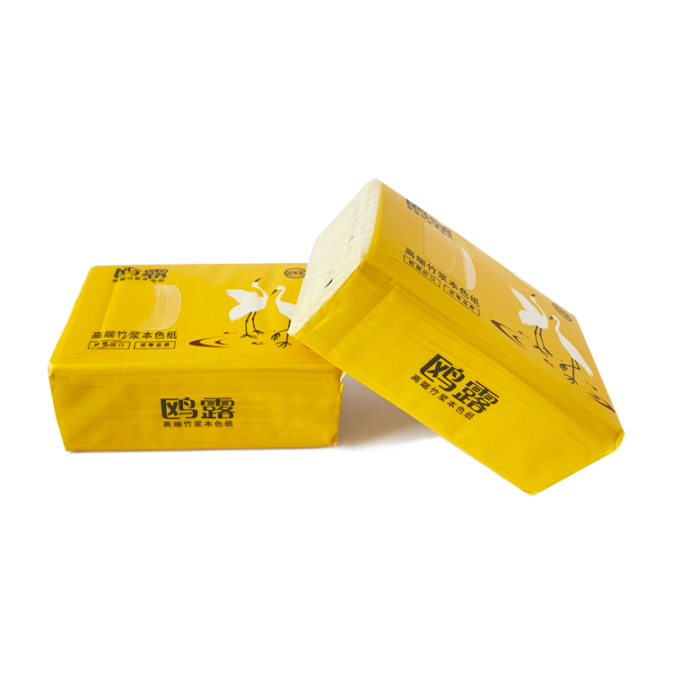 High Quality Custom Logo 4 Ply White Facial Tissue Paper Diamond Embossing Box Style