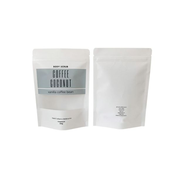 Frosted Zip Lock Food Bags , 300 Microns Doypack Space Saver Bags