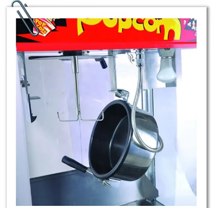 Hot Selling CE Approved Safe Food Grade Cinema Mall Mobile Popcorn Machine With Wheels