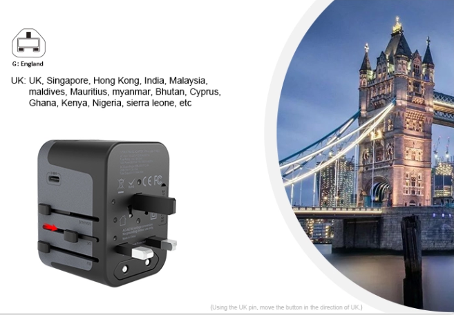 Smart Type C Wall Charger UL CB Certified 4 USB Ports 3.4A 5V  5600mA