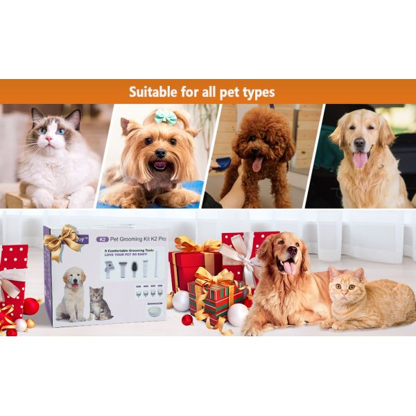 Электрический портативный вакуумный комплект для ухода за домашними животными