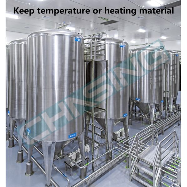 5000 litros de almacenamiento del tanque del buque de equipo químico de acero inoxidable del almacenamiento