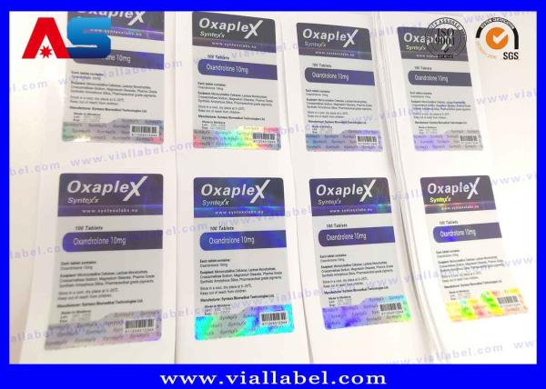 Prniting profissional das etiquetas 10ml vis e da impressão de laser do holograma das caixas