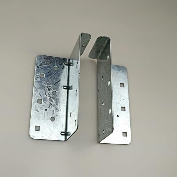 Galvanized Steel Split Joist Hangers Structural Connectors 6 Face Mount 16 Gauge
