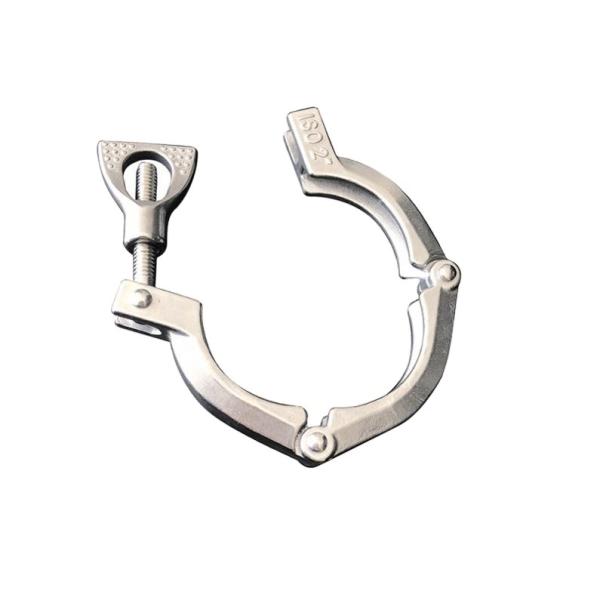 WENZHE Ss304 316L Stainless Steel 3Pc Pipe Quick Tri Clamp Three Piece Clamp Ferrul Clamp