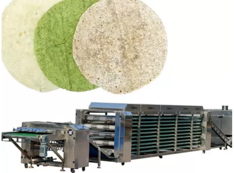 Flat Arabic Pita Bread Roti Production Line Commercial 800--8200pcs/H