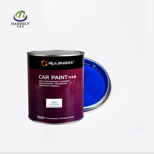 Ultramarine Brilliance Refinish Car Paint Glossy Metallic 2K Liquid Coating