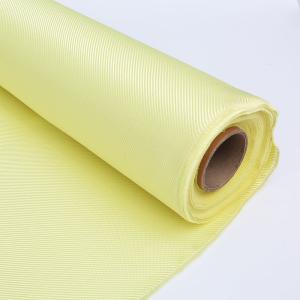 Tissu en fibres d'aramide ignifuge résistant à la perforation et à la coupe