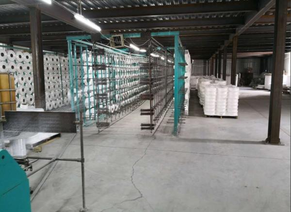 7500W High Power Warping Machine For Hook And Loop Yarn With 380 V/440 V Volt And 700*410mm Beam Type