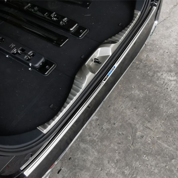 Geometric Design Style Outer Rear Guard Plate for Toyota Alphard Vellfire2024