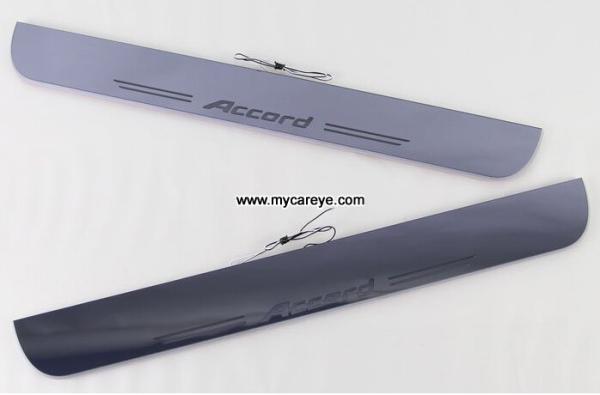 Sell auto accessory LED light car door sill scuff plate for Honda Accord