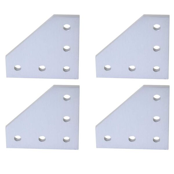 Galvanized Metal Fixing Bracket for Wood Repair Single-side Bracket 2-2.5mm Thickness