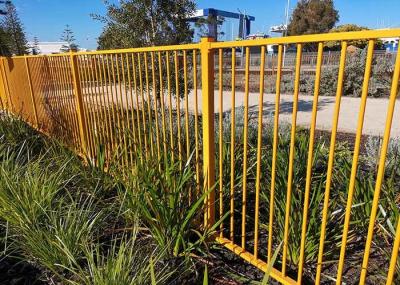 Flatten Top Powder Coating Tubular Metal Fence