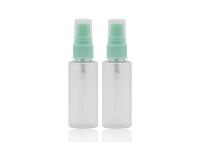 o pulverizador de perfume plástico branco de Frost do ANIMAL DE ESTIMAÇÃO de 30ml 50ml engarrafa a favor do meio ambiente