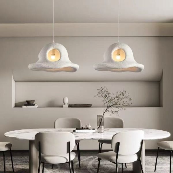 Cement and concrete and resin light fixtures travel hotel and house contemporary pendant lamp