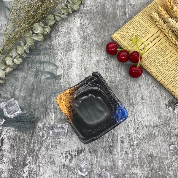 Tasteless Square Melamine Sauce Dish Non Toxic Japanese And Korean Style