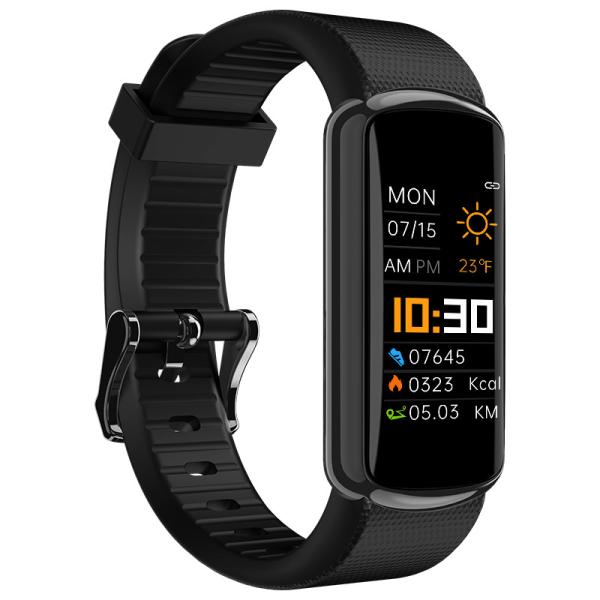24 Hours Sport Heart Rate Bracelet , 80*160 TFT Fitness Tracker Waterproof Watch
