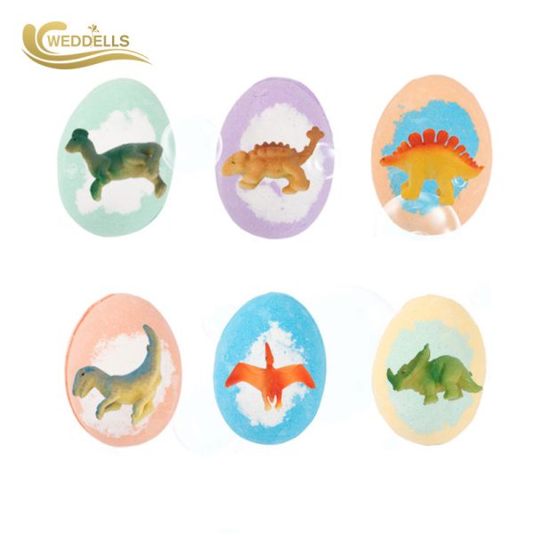 4.23 OZ Dinosaur Toy Kid Surprise Bath Bombs with Safe Essential Oil