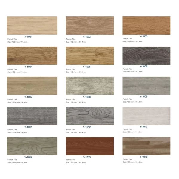 2mm Self Adhesive LVT Flooring PVC Waterproof Vinyl Plank Flooring