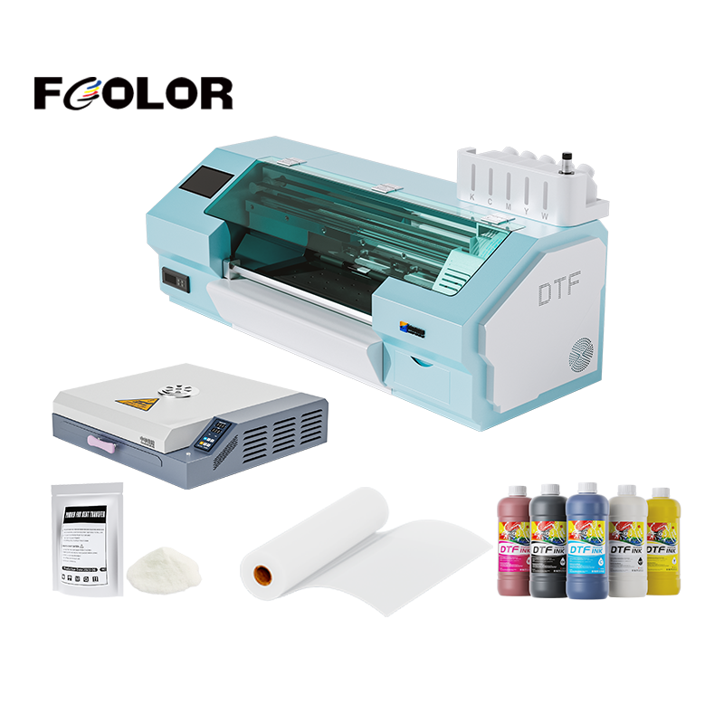 FCOLOR Wholesale A3 Digital Inkjet Printing Roll Heat Transfer Dtf Printer for Epson Xp600
