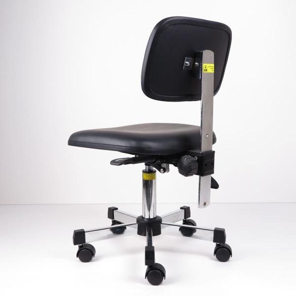 Ergonomic Sewing Machine ESD Chair Synthetic Leather For Sewing Tailors / Workers