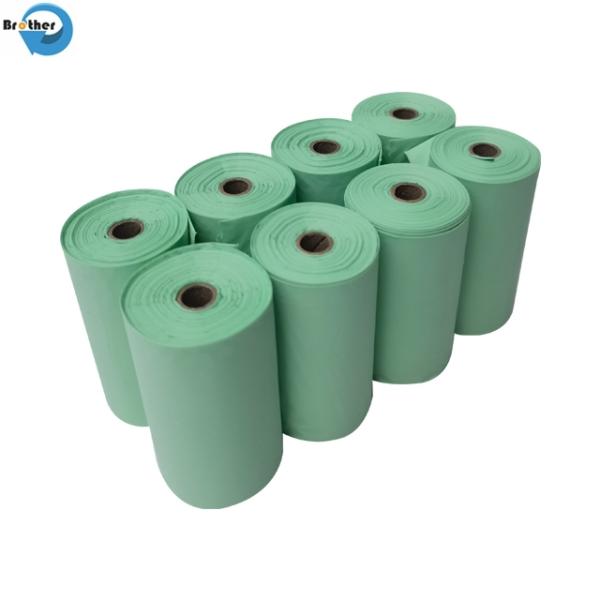 Biodegradable Cornstarch Dog Poop Waste Bags Home Use Poo Compostable PLA Bpat Custom Packaging