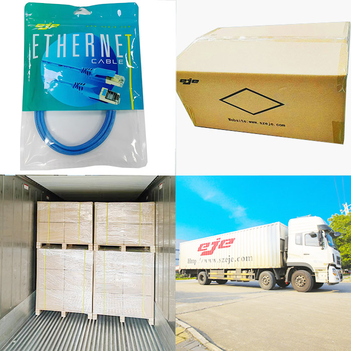 Синий 1.5m 2m 3m Cat5E Ethernet Patch Cable для домашней сети LAN WAN