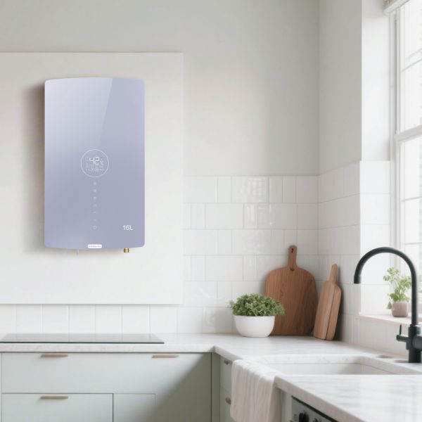 Energy Saving Smart Gas Boiler Instant Water Heater Built-in Copper Heat Exchanger Recirculation Pump for Apartment